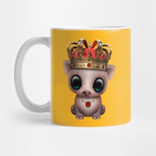 Cute Royal Pig Wearing Crown Mug